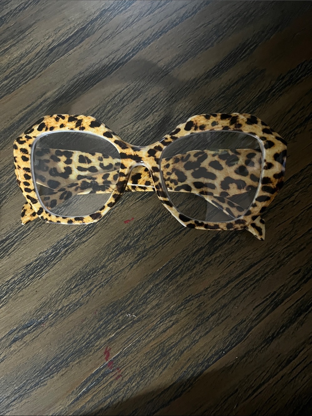 Leopard Print Cat-Eye Glasses - Women's Fashion Eyewear